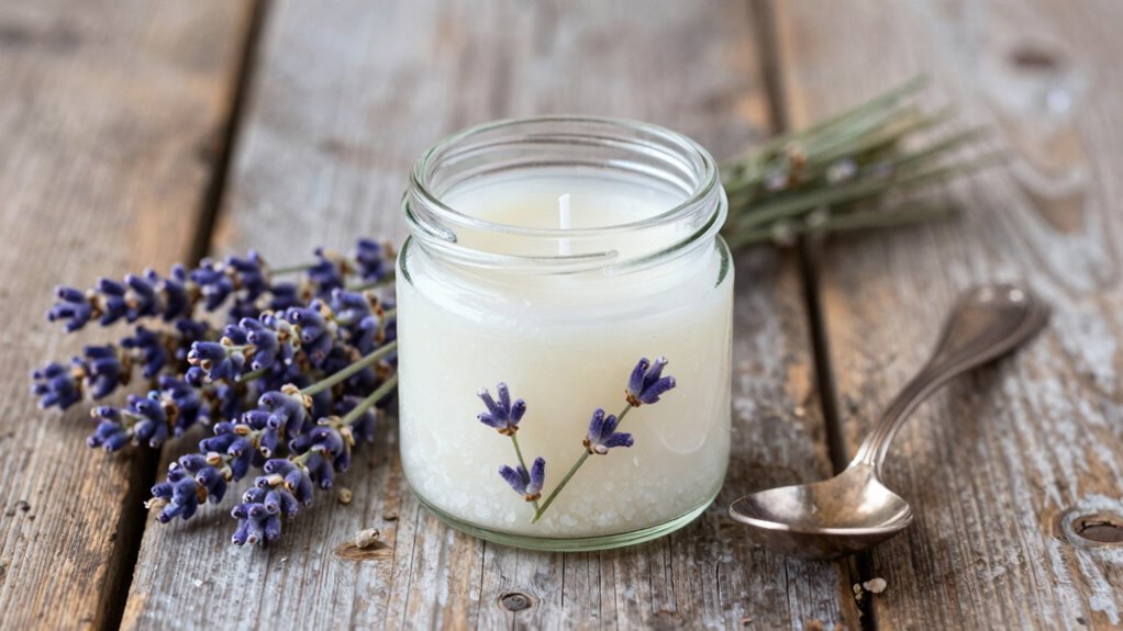 diy calming lavender candles