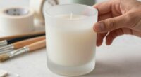 diy matte candle jar