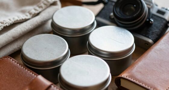 durable portable candle containers