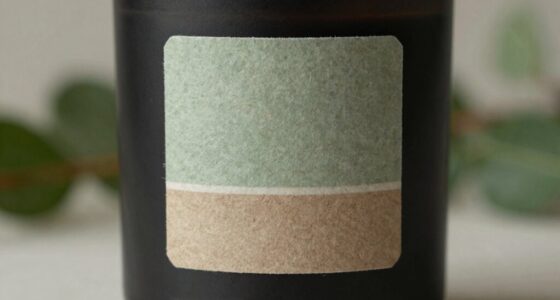 eco friendly candle labeling