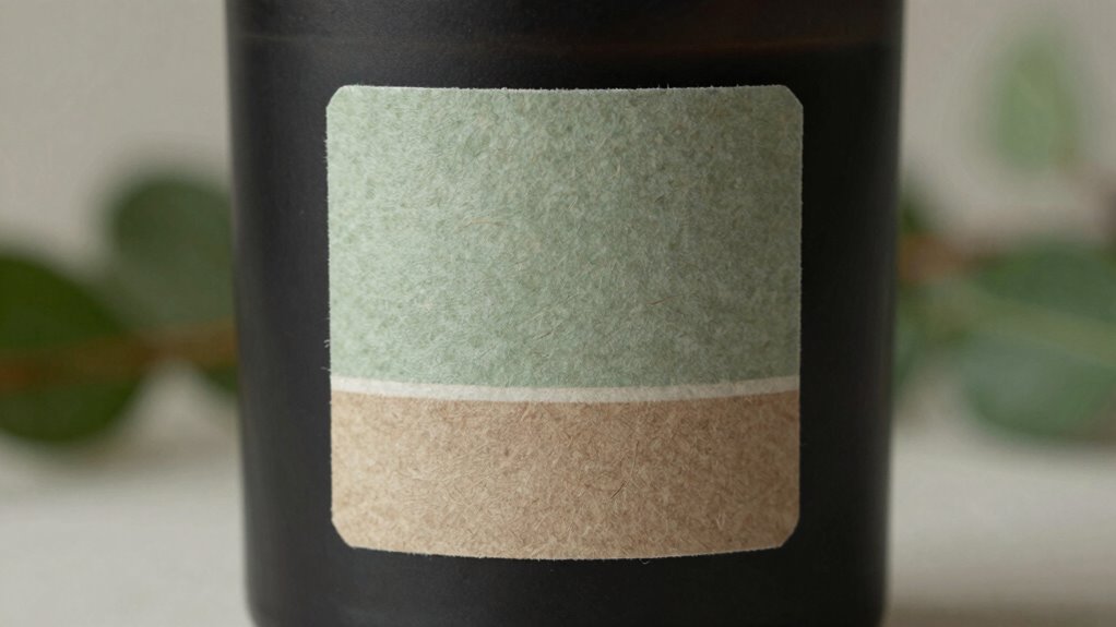 eco friendly candle labeling