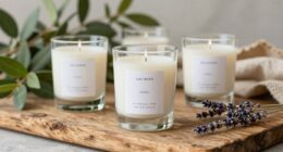 eco friendly candle photography