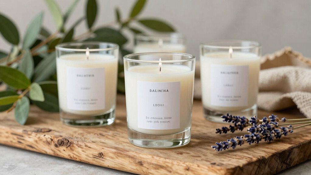 eco friendly candle photography