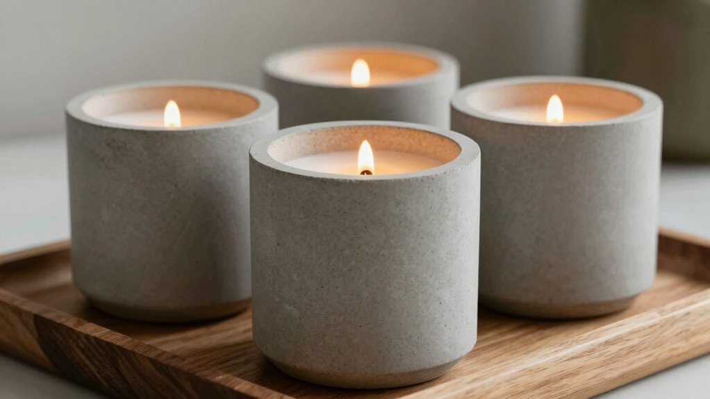 eco friendly minimalist candle vessels
