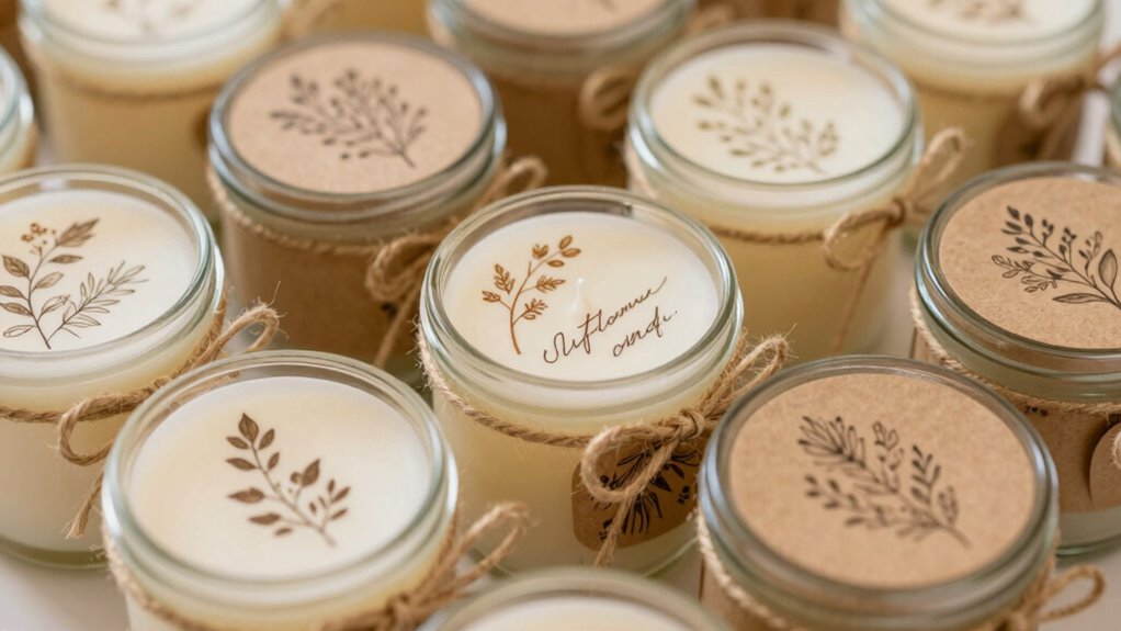 eco friendly personalized candle labels