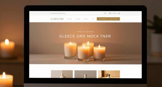 effective candle homepage design