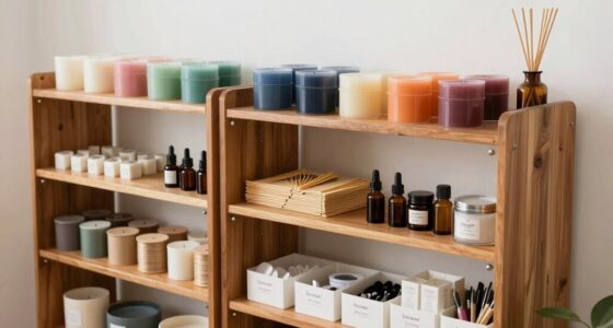 efficient candle studio cart
