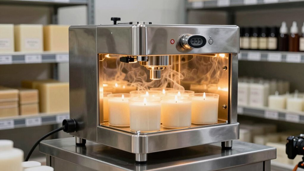 efficient safe candle production