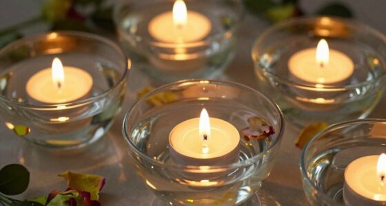 elegant glowing water displays