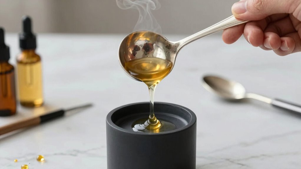 fragrance wick temperature technique