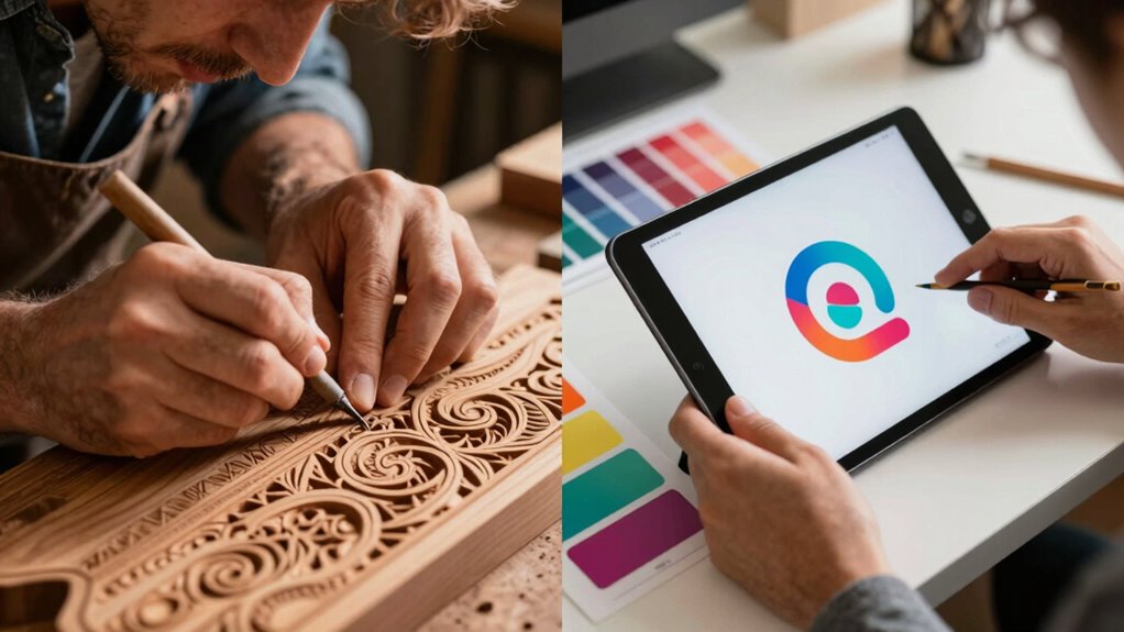 handcrafted versus scalable branding