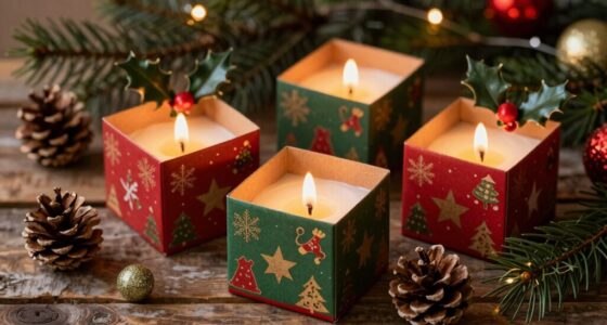 holiday candle gift boxes