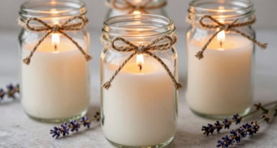 homemade elegant candle craft