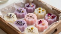 homemade floral wax melts