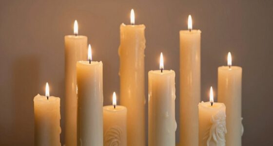 large decorative candle trend