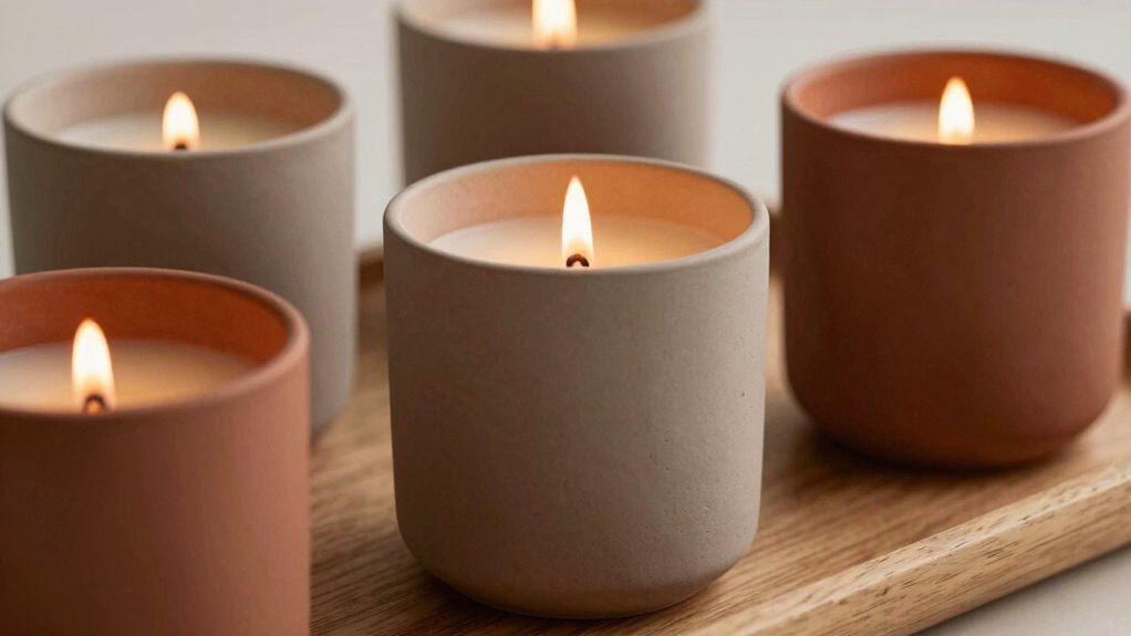 luxury ceramic candle vessels