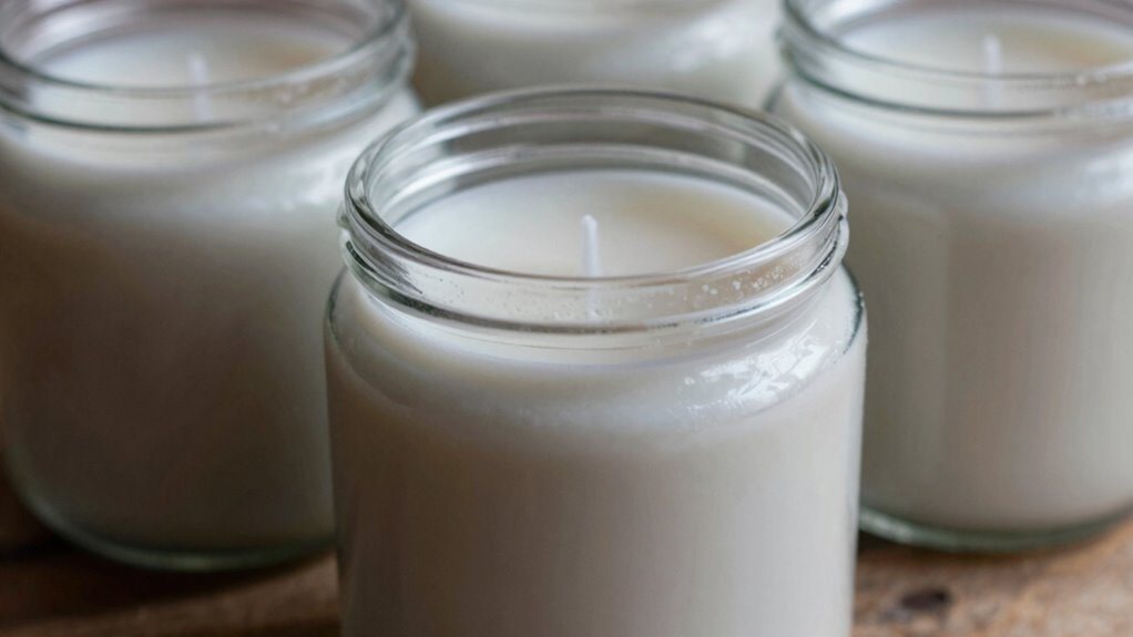 matte finish candle jar