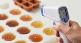 monitoring candle temperature consistency