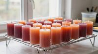 organize candle curing process