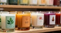 organize candles by scent
