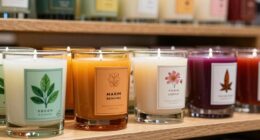 organize candles by scent