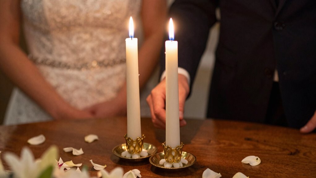 personalized wedding unity candles