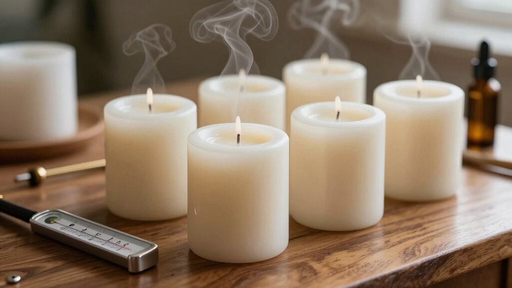 proper candle cooling and curing