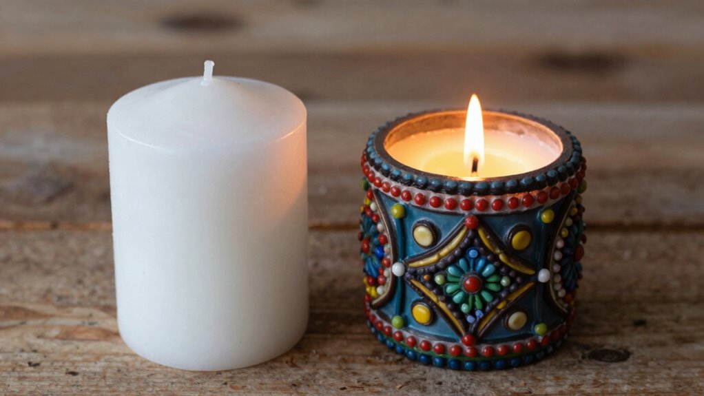purposeful versus ornamental candles