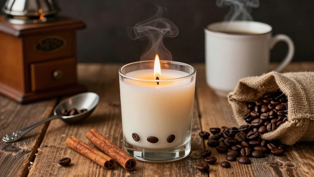 safe aromatic coffee candles