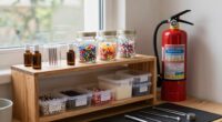 safe candle supply storage