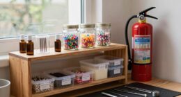 safe candle supply storage