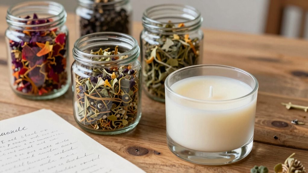 safe creative candle blending
