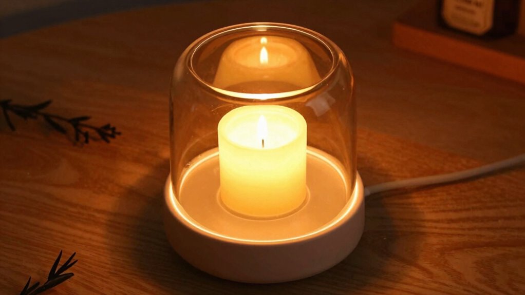 safe eco friendly candle warming