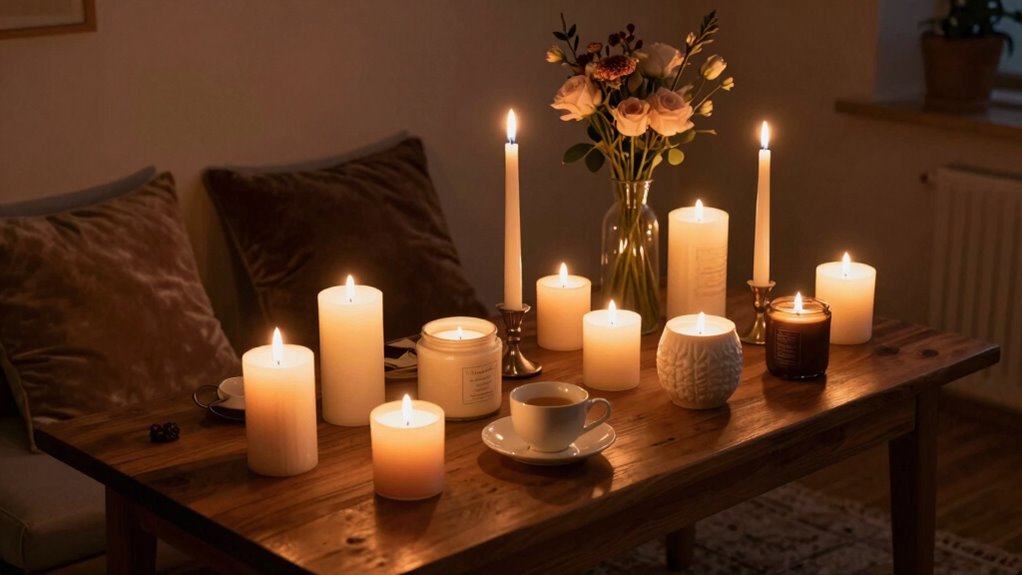 scented candle collection safety