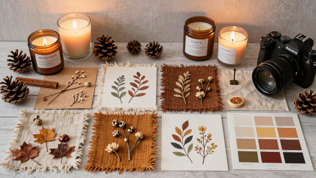 seasonal candle mood board inspiration