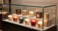 showcase candles attractively