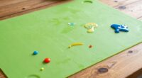 silicone mats simplify cleanup