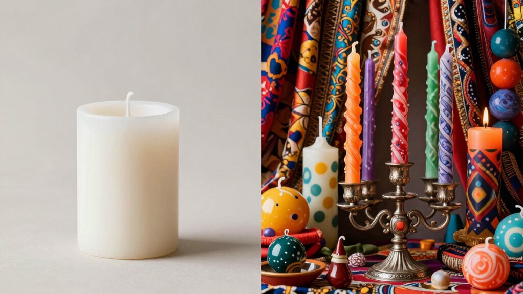 simple versus ornate decor