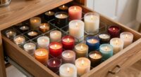 streamlining candle storage organization