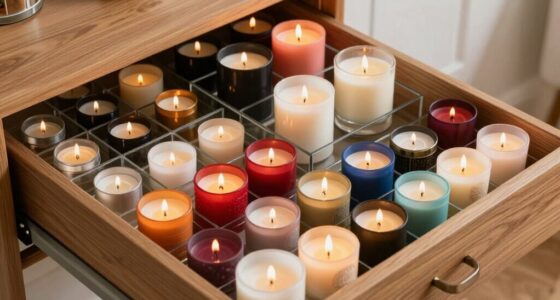 streamlining candle storage organization