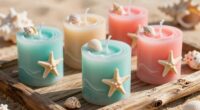 summer coastal candle craft