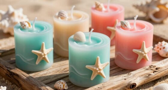 summer coastal candle craft