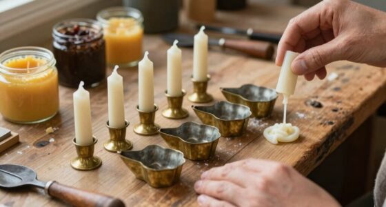 support traditional taper candles