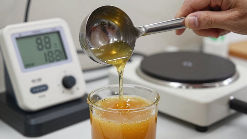 temperature ensures fragrance consistency