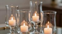 timeless hurricane candle holders
