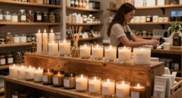unique fragrant handcrafted candles