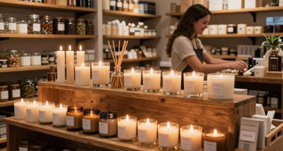 unique fragrant handcrafted candles