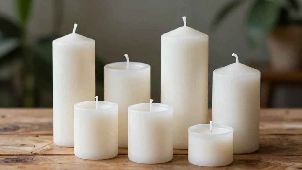 unscented candles promote safety and sustainability