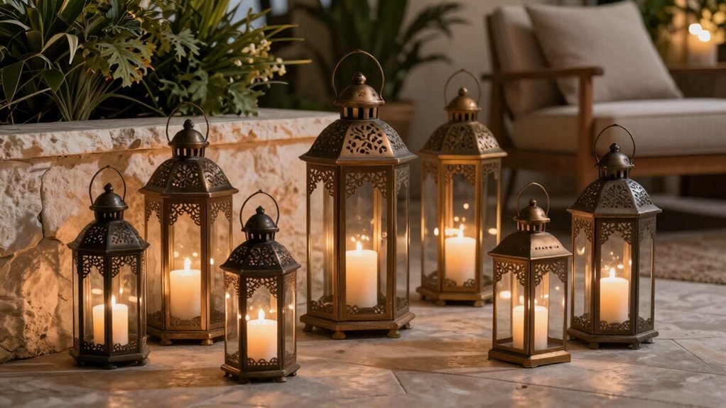 vintage metal lantern elegance