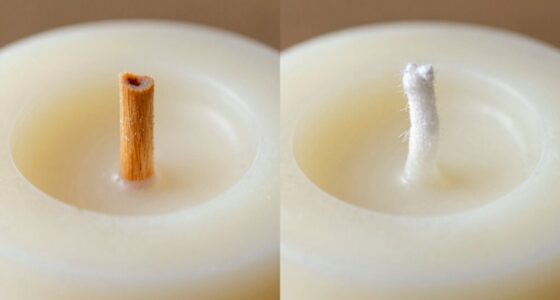 wooden vs cotton wicks